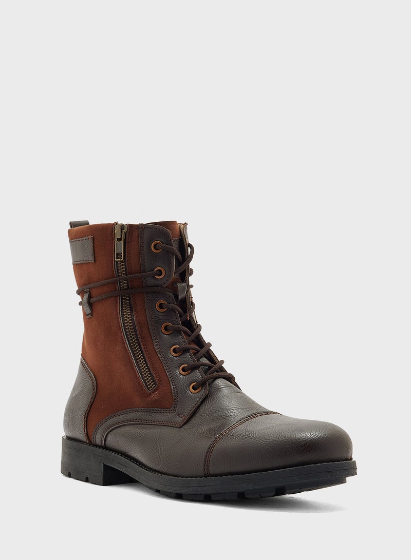 Robert Wood Casual High Lace Boots - Image 2