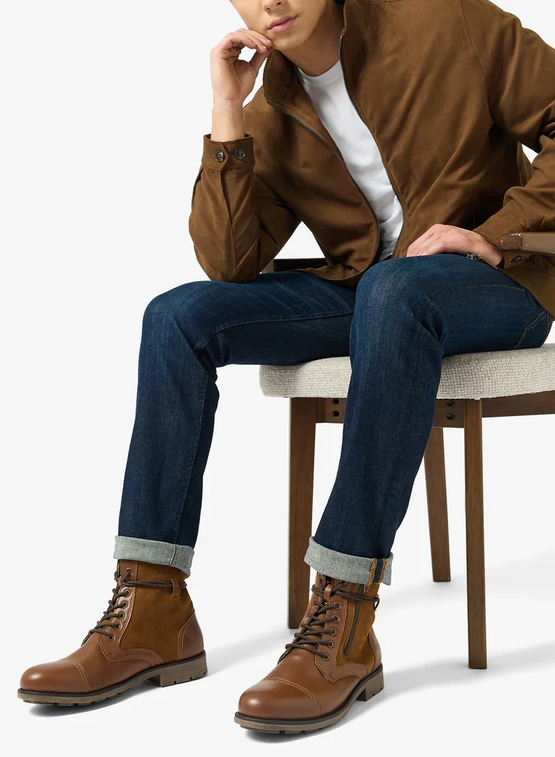 Robert Wood  Casual High Lace Boots for Men | Best Price UAE