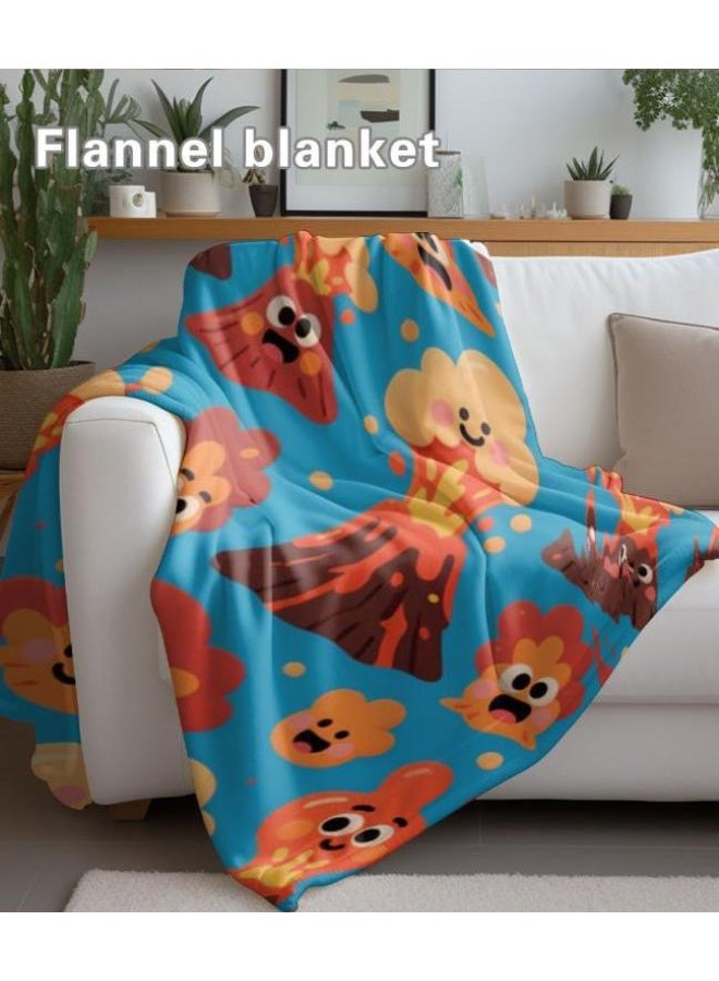 general Baby and children's cartoon flannel thin blanket (warm and comfortable, suitable for sleep, game use) 70cm*100cm