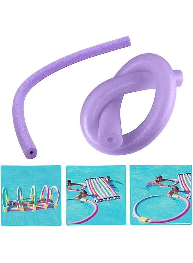 DeloPik Colorful Pool Noodles Foam Swim Noodles Hollow Swimming Pool Noodle Bulk Bright Pool Noodles Floats Heavy Duty For Swimming Floating Craft Projects Padding Bumper .. - Image 3