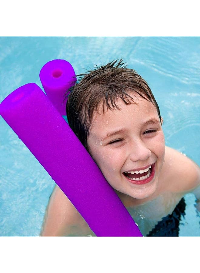 DeloPik Colorful Pool Noodles Foam Swim Noodles Hollow Swimming Pool Noodle Bulk Bright Pool Noodles Floats Heavy Duty For Swimming Floating Craft Projects Padding Bumper .. - Image 4