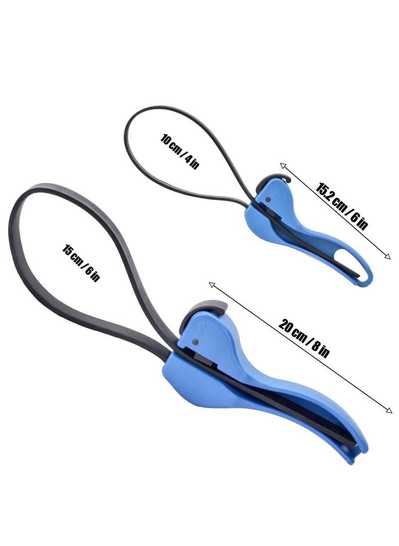 SYOSI - Strap Wrench, Plumbing Rubber Strap Wrench, Oil Filter Wrench Set, Use as Jar Opener, Pipe Wrench, Rubber Strap Wrenches Used by Mechanics, Plumbers (6 IN +8IN) (2 Pack) - Image 1