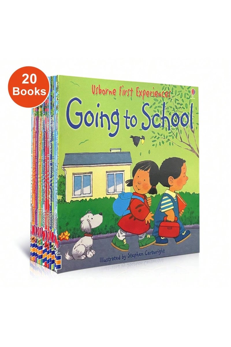 مجموعة من 20 كتابًا من سلسلة "حكايات المزرعة" من أوزبورن، تجربة أولى، كتب قصص مصورة باللغة الإنجليزية لمرحلة ما قبل المدرسة