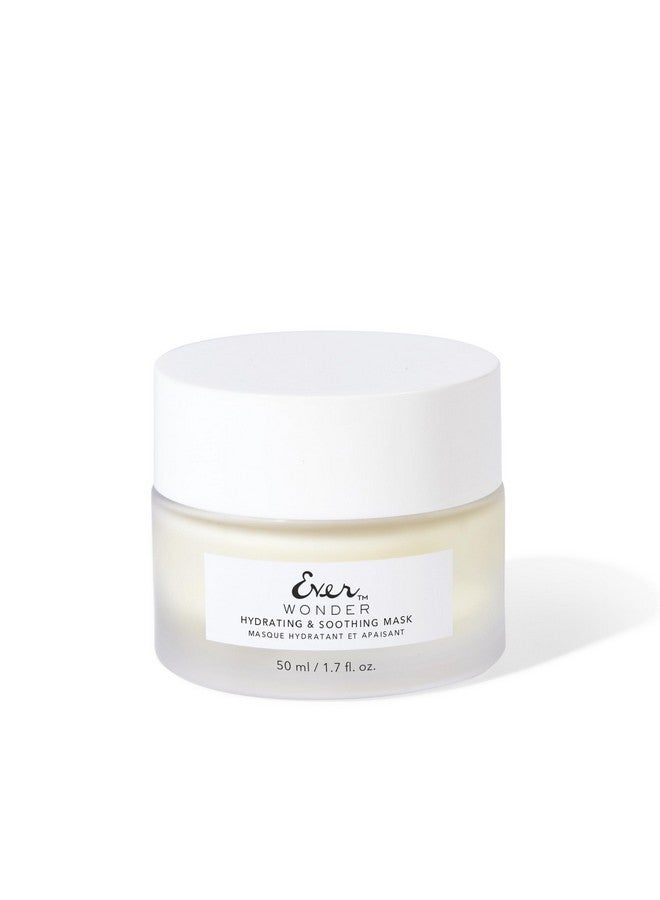 EVER Wonder Hydrating and Soothing Mask - Collagen Face Mask, Anti-Aging Face Mask for Sensitive Skin, Rose Water, Hyaluronic acid & Squalane Rich Hydrating Face Masks, 1.7 fl oz - Image 1