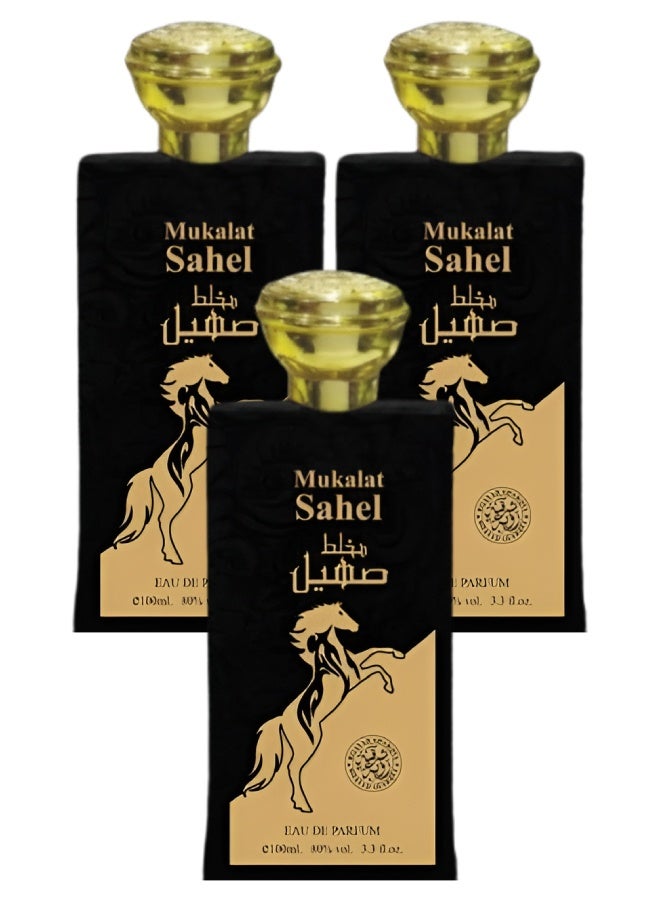 الفخر 3 قطع عطر مخلط صهيل 100مل - Image 1