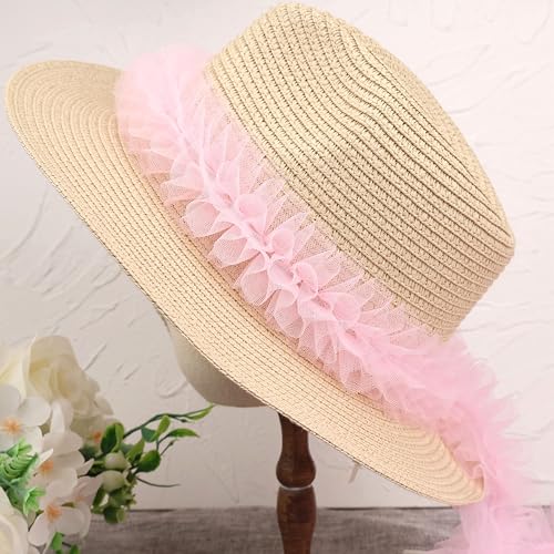 DHFLYDH Pink Ruffle Pleated Lace Trim 2 Yards Satin Ribbon Gather Edge for Applique Sewing Crafts, Home Decoration - Image 5