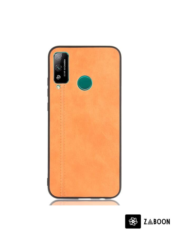 Zaboon Protective Case Cover For Huawei Honor Play 4T Shockproof Sewing Cow Pattern Skin PC + PU + TPU Case - Image 2