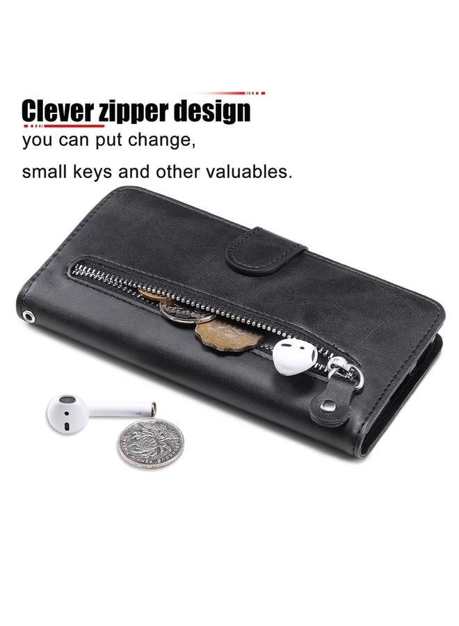 Zaboon Case For Honor 300 Ultra Fashion Calf Texture Zipper Leather Phone Case - Image 5