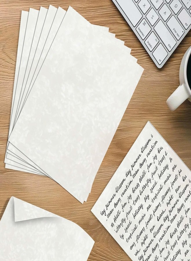 fuceury 90PCS Vintage Paper 8.5 x 11 in Parchment paper for Writing Letter writing Paper, Decorative Printer Paper for Invitation, Letter, Resume, Award, Diploma, Art, Craft, Certificate Antique (Cream) - Image 3