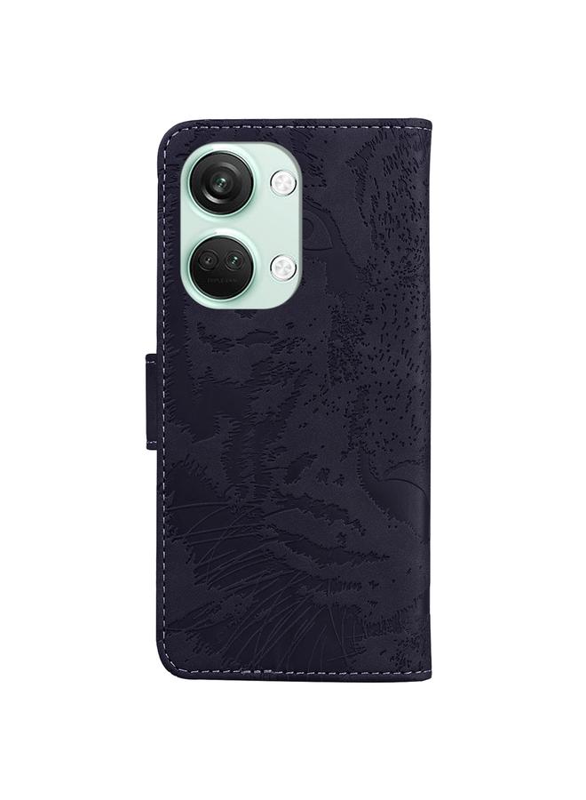اس-توب جراب هاتف OnePlus Nord 3 من الجلد القابل للطي بنقشة النمر - Image 3