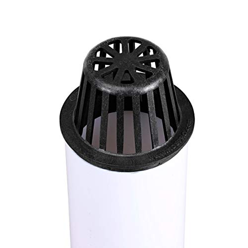 NDS 78 4" Atrium Grate, Black Fits 4 in. Drain Pipes & Fittings, 4" - Image 2