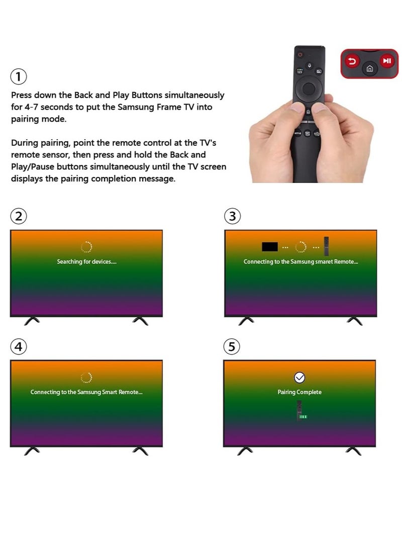 ELTRAZONE Replacement Voice Remote Control BN59-01330A RMCSPR1AP1 for Samsung Smart TV QN32LS03TBF QN43LS01T QN43Q60TAFXZA QN55LS01T QN55Q60TAFXZA QN65LST7TAFXZA UN43TU8000 UN55TU820TU8200 UN55TU8000 UN65TU8200 with battery - Image 3