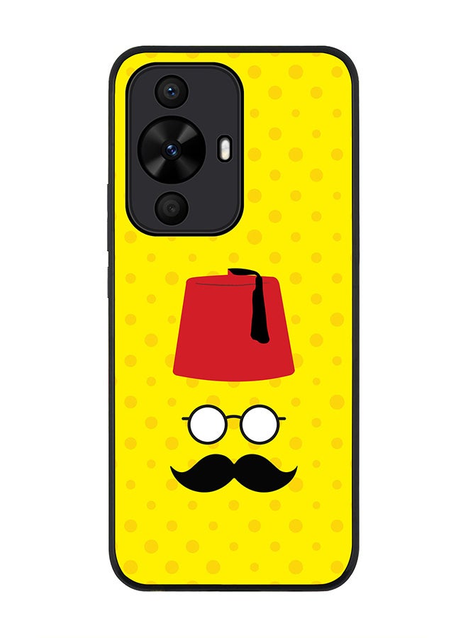 Stylizedd Rugged Black edge case for Huawei nova 12s / Huawei nova 11/ Huawei nova 12 Lite 4G, Slim fit Flexible Anti Drop Thin Cover - Moussy Basha - Image 1