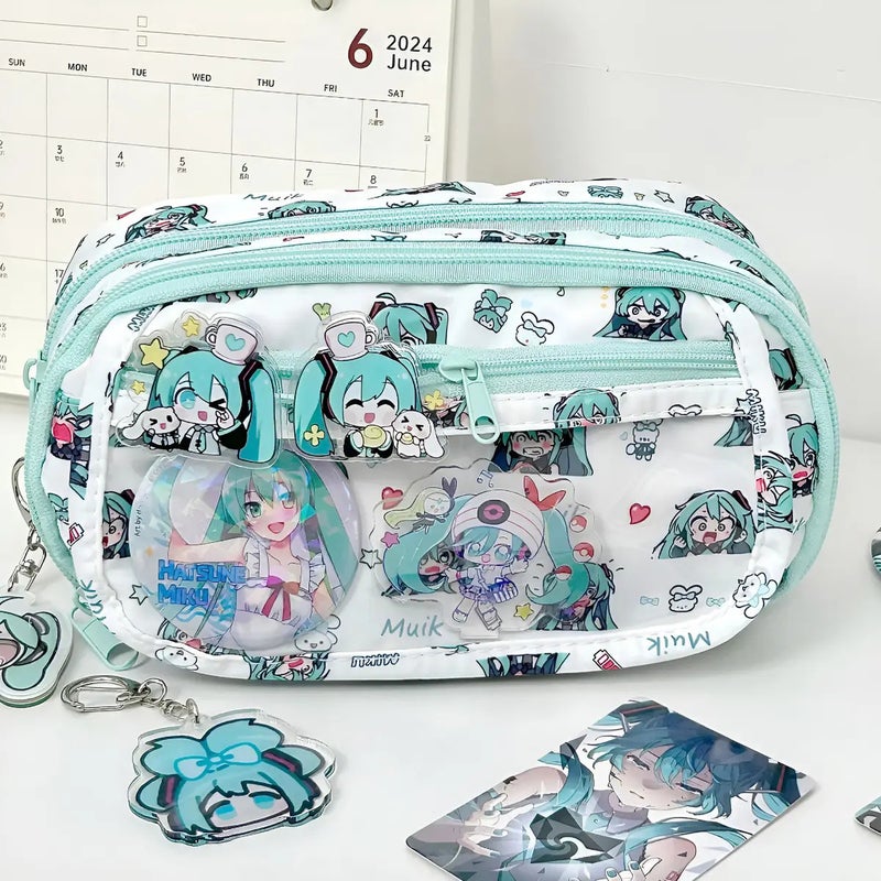 Estuche Para Lápices Hatsune Miku: Anime Cartoon Cute Aaa - Image 2