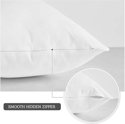 MoonRest® Premium Lumbar Polyester 100% Cotton Fabric Filled with 100% Pure Virgin Synthetic Fiberfill Decorative Throw Pillow Insert Stuffer Form for Sofa Couch Cushion Bedroom 14x36” - Image 4