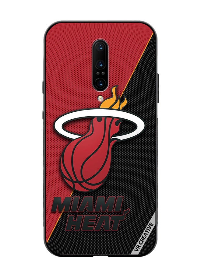 VR CREATIVE Protective Case Cover For OnePlus 7 Pro Miami Heat Design Multicolour - Image 1