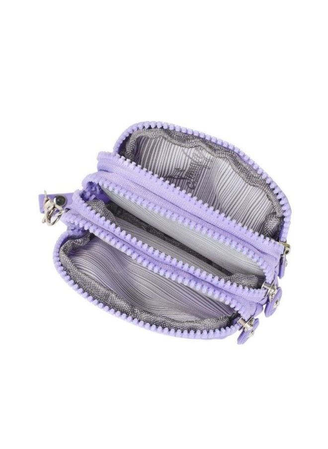 Generic Waterproof Nylon Zipper Coin Purse Simple Design Gift Key Bag Wholesale-Color:159# Mint Green  - Image 5