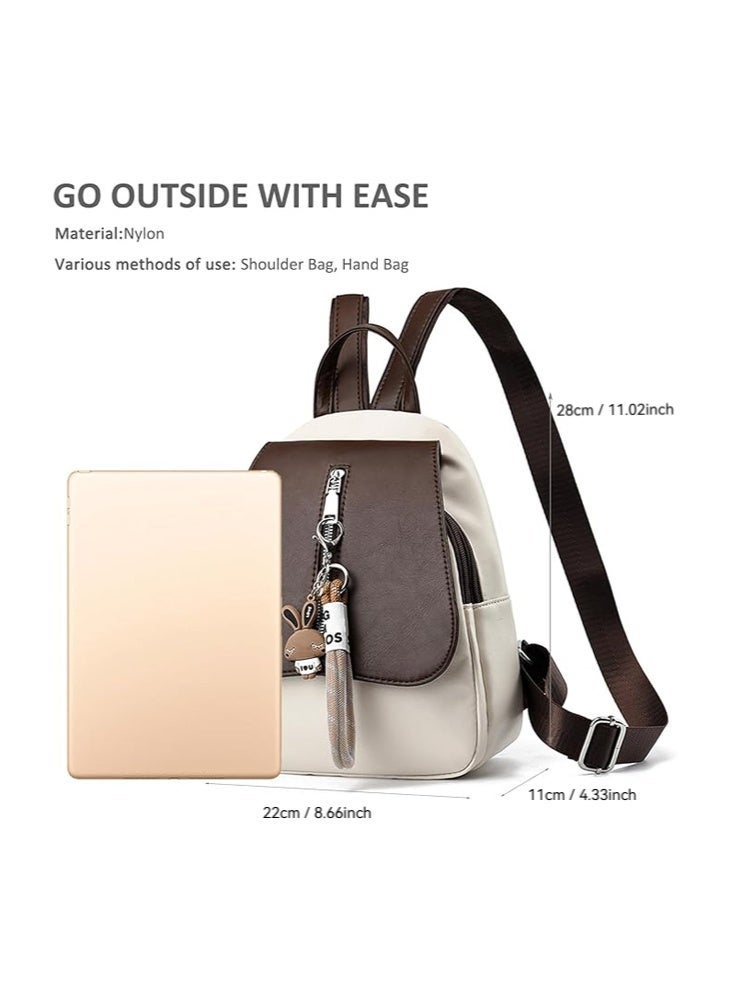 SHABILI Girls' Fashion Backpack, Women's  Contrast Color Schoolbag Back Bag College Bag, PU Leather Campus Style Tourist Bag Carry Bag for Youth, Teenager, Children, Kids, and Ladies - Image 3