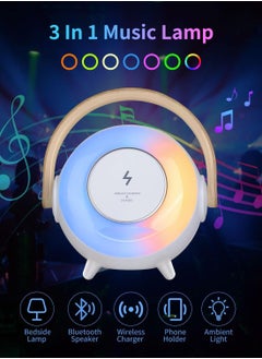 General Wireless Bluetooth speaker portable charging, 10W night light with charger, 3-in-1 ambient light, gifts for teenagers and children  - Image 2