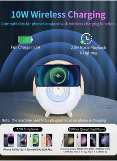 General Wireless Bluetooth speaker portable charging, 10W night light with charger, 3-in-1 ambient light, gifts for teenagers and children  - Image 5