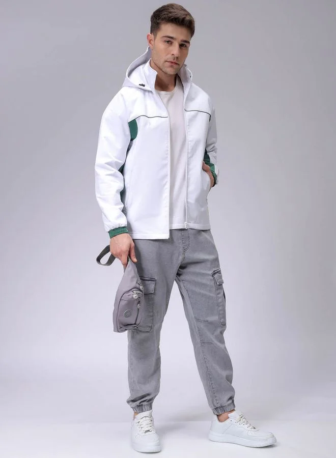The Indian Garage Co Men Slim Fit Mix & Match Puffer Jackets