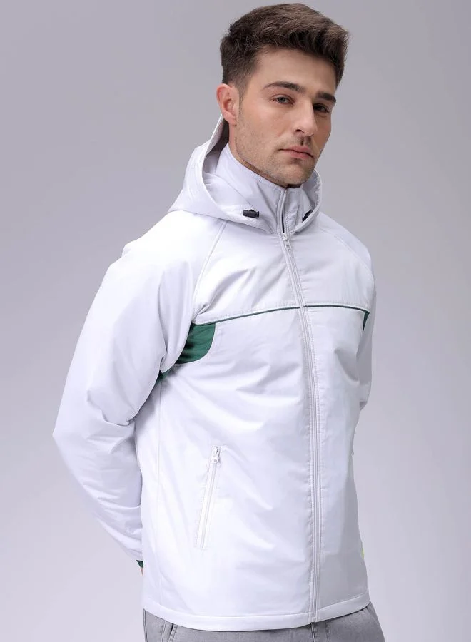 The Indian Garage Co Men Slim Fit Mix & Match Puffer Jackets