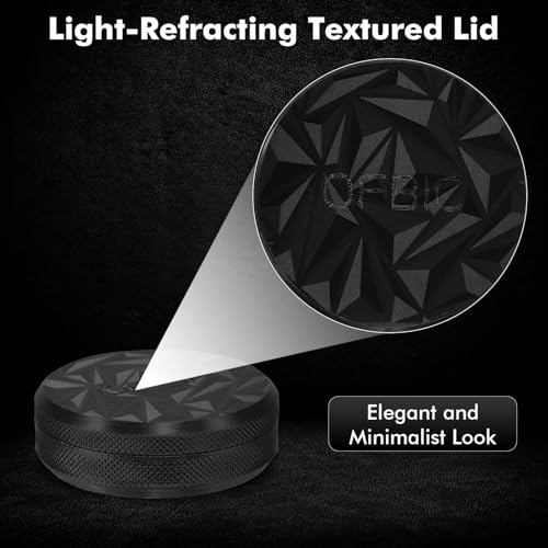 OFBIC Pouch Container with Divider and Screw-Top Lid, Plastic Container & Can Compatible with ZYN/NZE/Alpha, Lightweight and Waterproof Box, Comes with Sun Visor Clip (Twist Lid-Light Refracting) - Image 3