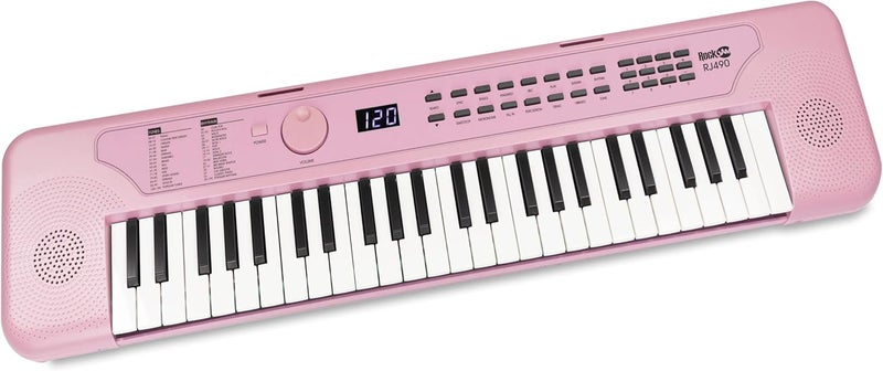 RockJam 49 Key USB Keyboard Piano with Lessons & Keynote Stickers - Image 1