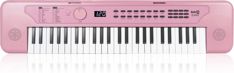 RockJam 49 Key USB Keyboard Piano with Lessons & Keynote Stickers - Image 2