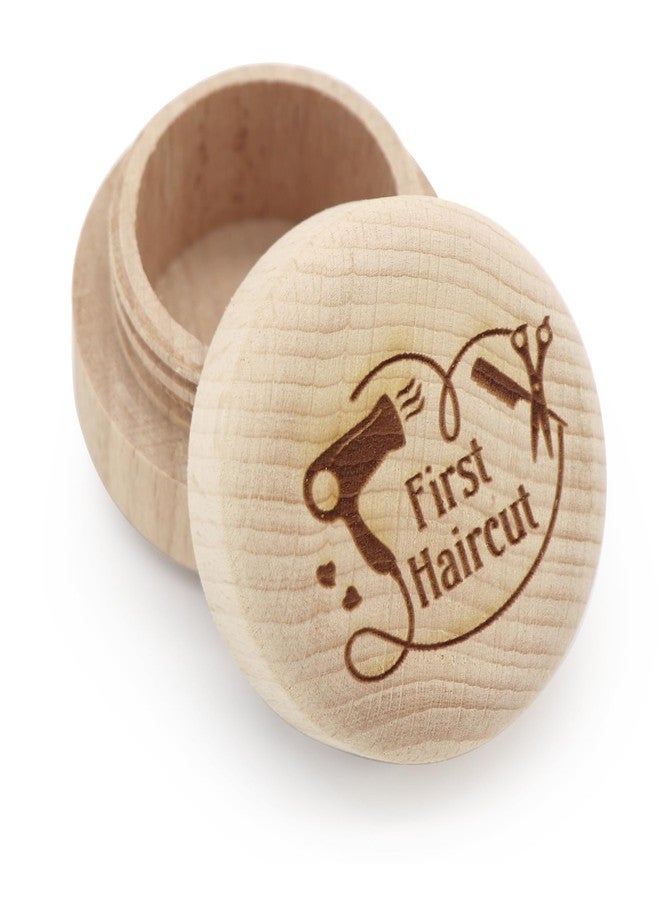 Liannan Custom Wooden First Haircut Curl Keepsake,Baby's First Curl Keepsake Box，My First Haircut Box (style 3) - Image 5