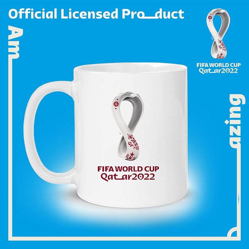 FIFA World Cup Qatar 2022 Graphic Printed Ceramic Mug Generic - 450ml - Image 2