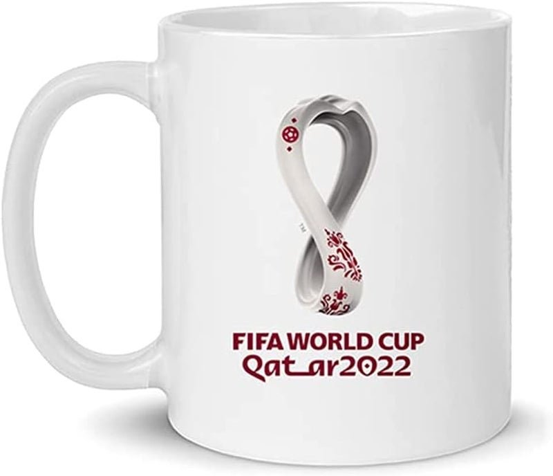 FIFA World Cup Qatar 2022 Graphic Printed Ceramic Mug Generic - 450ml - Image 1