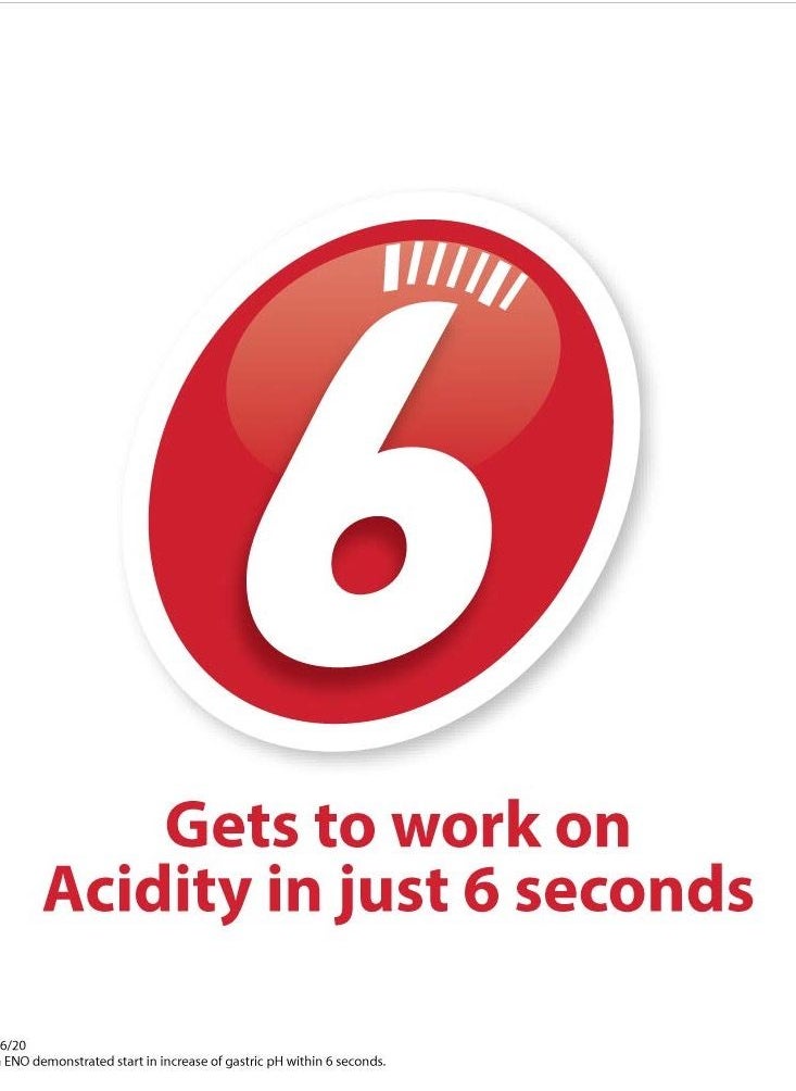 Eno - Fast Relief from Acidity Fruit Salt 5g x 60 sachets - Image 1