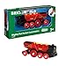 BRIO World Mighty Red Action Locomotive Batteryoperated Toy Train for Wooden Track Motorized Train with Light Sound Compatible with All BRIO Railway Sets Interactive Play Kids Ages 3 Up - Image 4
