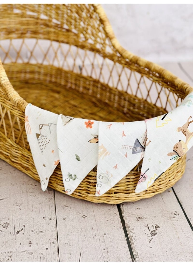 juniperus - 4-Pack Organic 100% Cotton Muslin Collar - Image 1