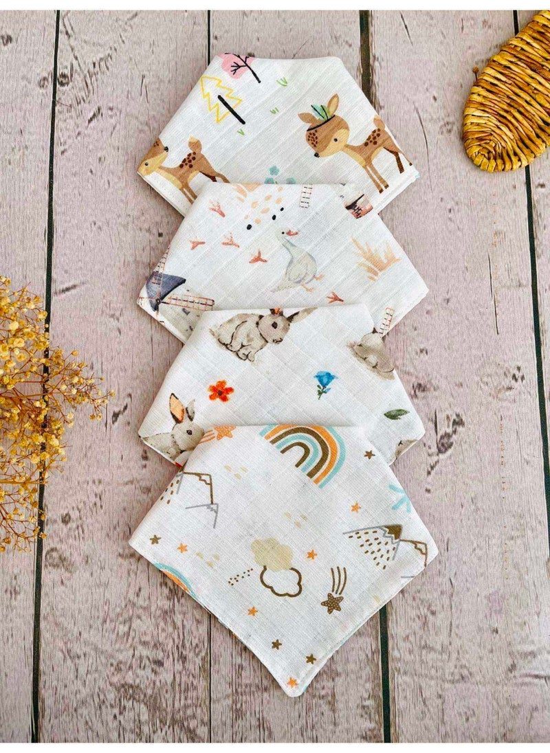 juniperus - 4-Pack Organic 100% Cotton Muslin Collar - Image 1