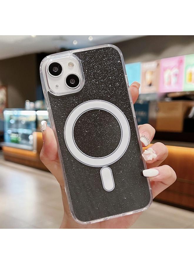 اس-توب جراب هاتف ماج سيف شفاف من الأكريليك اللامع لهاتف iPhone 14 - Image 1