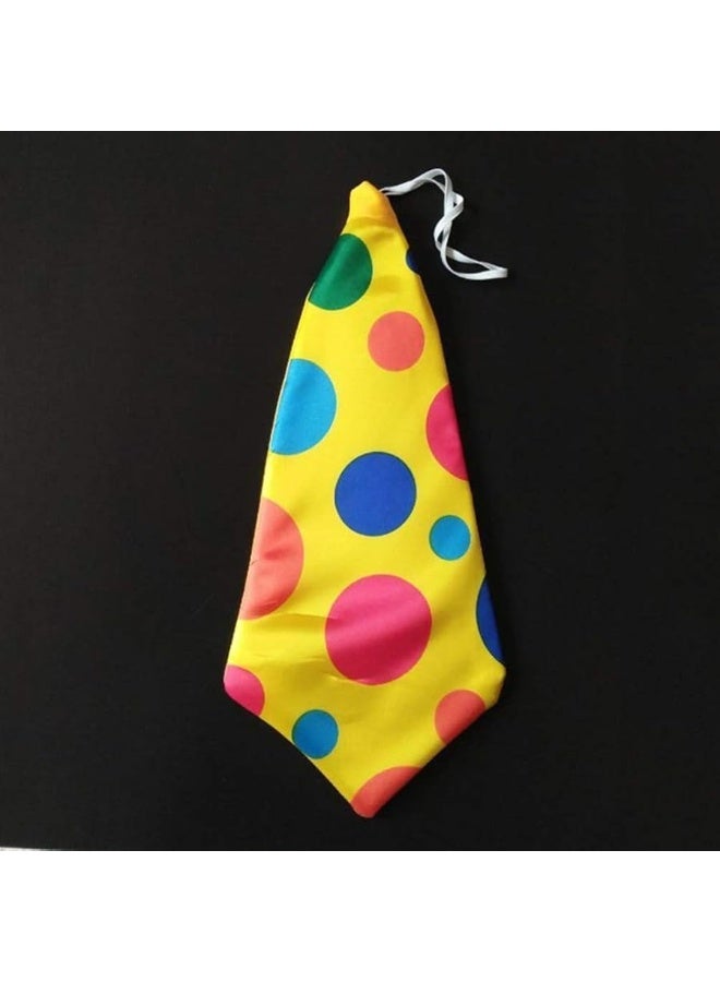 BinaryABC Clown Tie and Bow Tie SetClown Costume PropsHalloween Carnival Circus Costume Fancy Dress Accessories - Image 4