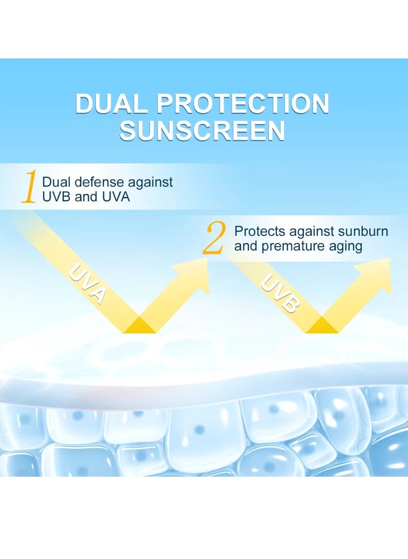 AuQuest - 70ml Sunscreen Spray for Face and Body SPF 50+ Lightweight Non Greasy Spray Broad Spectrum SPF 50 Sunscreen Stops Up to 98% of UVA UVB Rays Water and Sweat Resistant Sunscreen Spray - Image 1