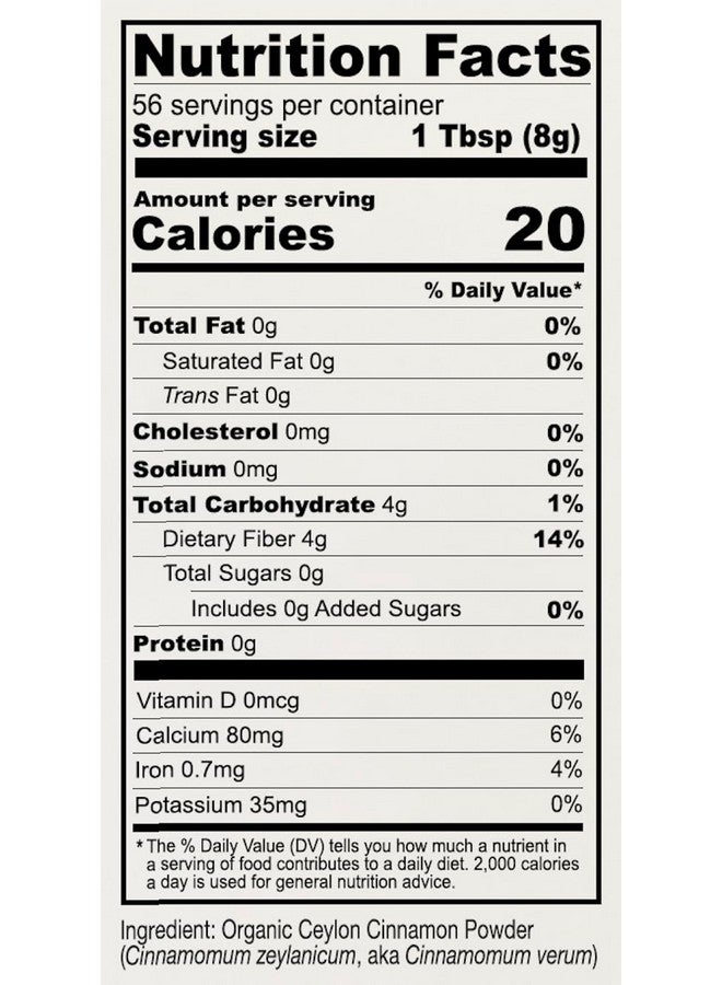 Anthony's Organic Ceylon Cinnamon Powder, 1 lb, Ground, Gluten Free, Non Irradiated, Non GMO, Keto Friendly - Image 3