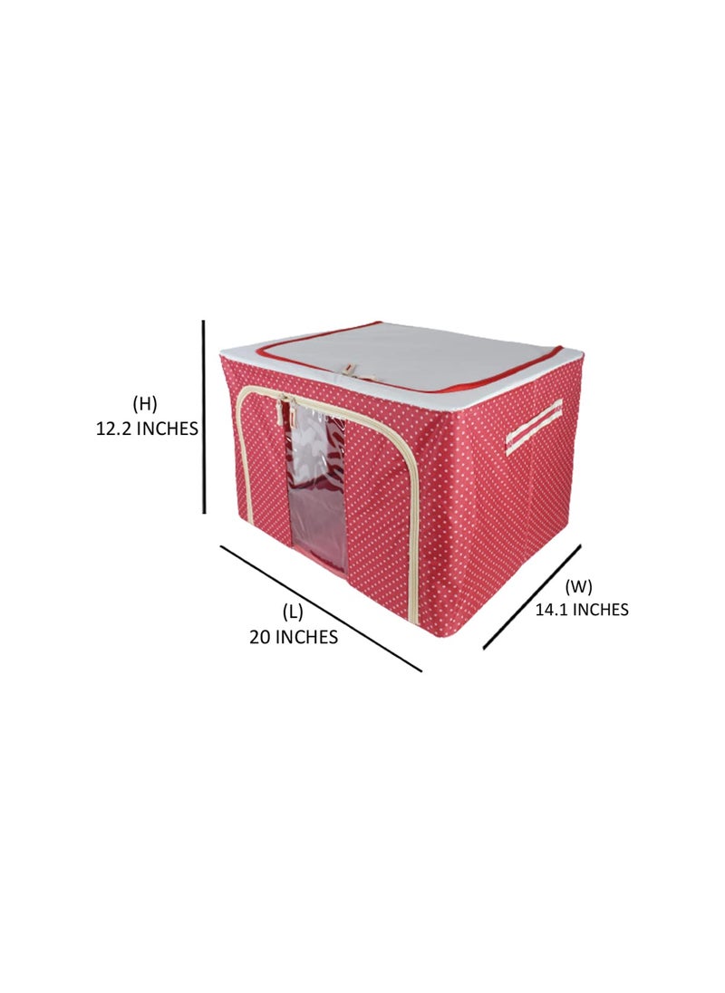 Wonderland - Wonderland 66 L pink storage Bag with zip - Image 1