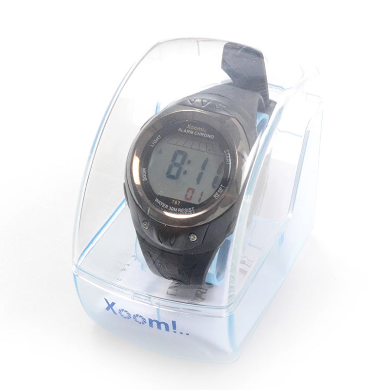 Xoom Digital Wrist Watch, Silicone Cord, Digital Wrist Watch, Sports Wrist Watch, Water Resistant, 2 Year Warranty - Image 1