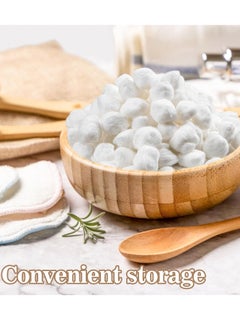 20 20 Planet CARE EVERYDAY 300 pieces Ultra-Soft Cotton Ball Absorbent Cotton Balls Bulk for Face Small White Cotton Balls for Nail Polish Remover Mini Medium Makeup Remover  - Image 5