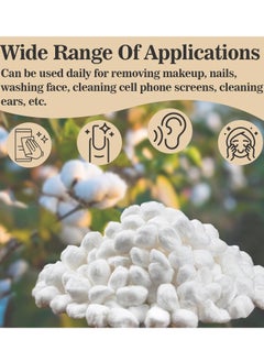 20 20 Planet CARE EVERYDAY 300 pieces Ultra-Soft Cotton Ball Absorbent Cotton Balls Bulk for Face Small White Cotton Balls for Nail Polish Remover Mini Medium Makeup Remover  - Image 2
