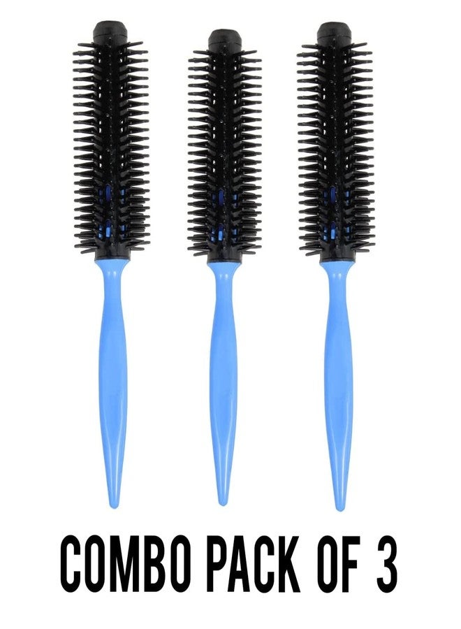مابل فرشاة شعر دائرية من خشب القيقب للرجال والنساء | أداة تصفيف الشعر | عبوة من 3 فرش دائرية لتصفيف الشعر (قد يختلف اللون) - Image 3