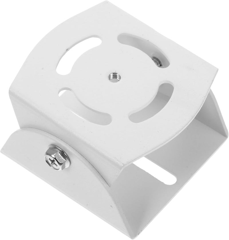 POPETPOP 1 Set Universal Joint Bracket Monitor Mount for Compatible Indoor Motion Security Bracket Holder Bracket Clamp White Aluminum Alloy - Image 1