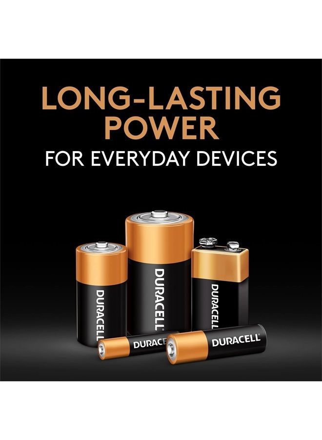Duracell بطارية دوراسيل كوبر توب 9 فولت، عبوة 1، بطارية 9 فولت بقوة طويلة الأمد، بطارية قلوية 9 فولت لجميع الأغراض للأجهزة المنزلية والمكتبية - Image 4