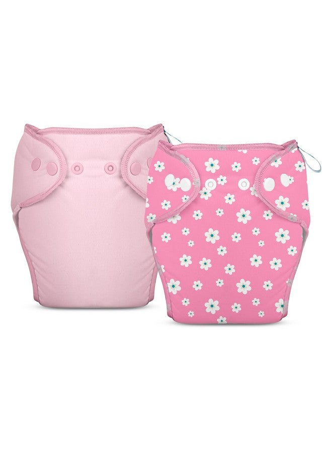 Bumberry New & Improved Smart Nappy For New Born Baby (Sm |4-9 Months) | Holds Upto 3 Pees With Extra Absorbtion & 100% Leak Protection All In One Cloth Diaper For Just Borns - 2 Pcs - Kit 6 - Image 1
