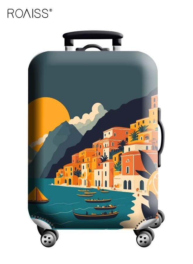 roaiss Elastic Suitcase Cover Luggage Protector Storage Travel Case Cover Telescopic Handle Suitcase Sleeve - Image 1