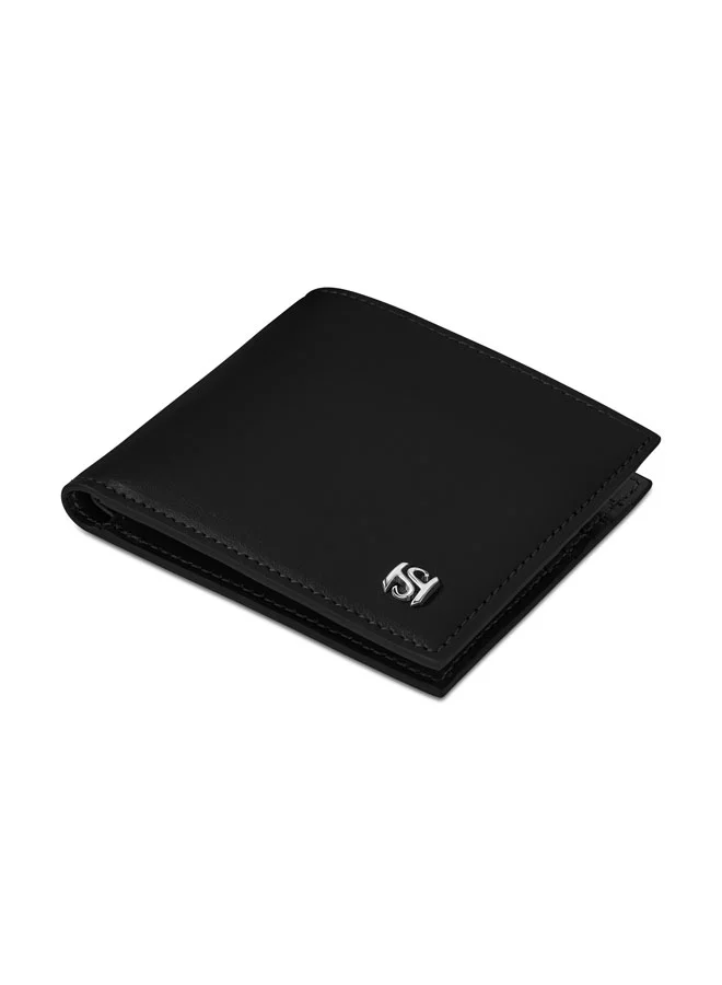 سانت هونور محفظة جلدية سوداء للرجال